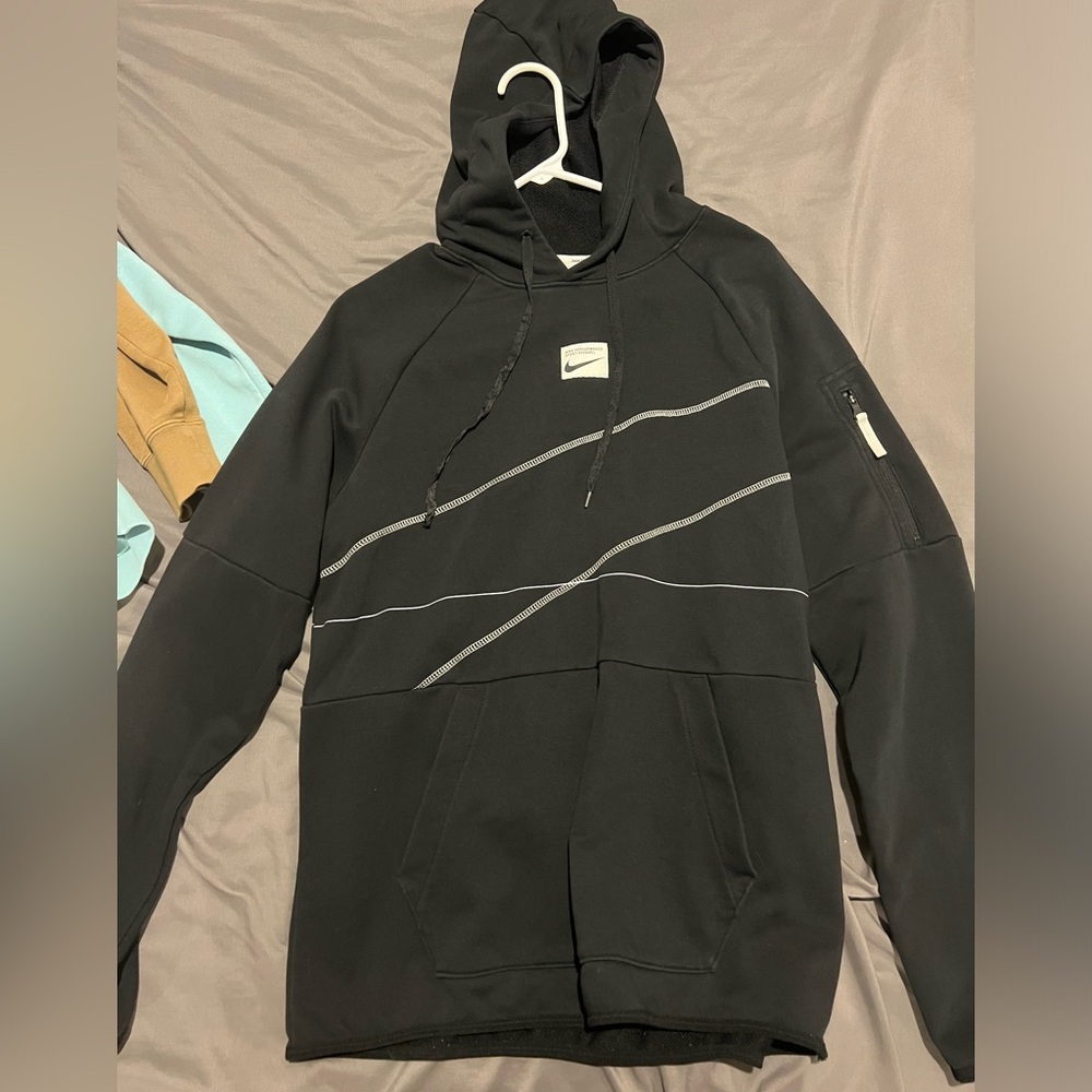 Black Nike design hoodie